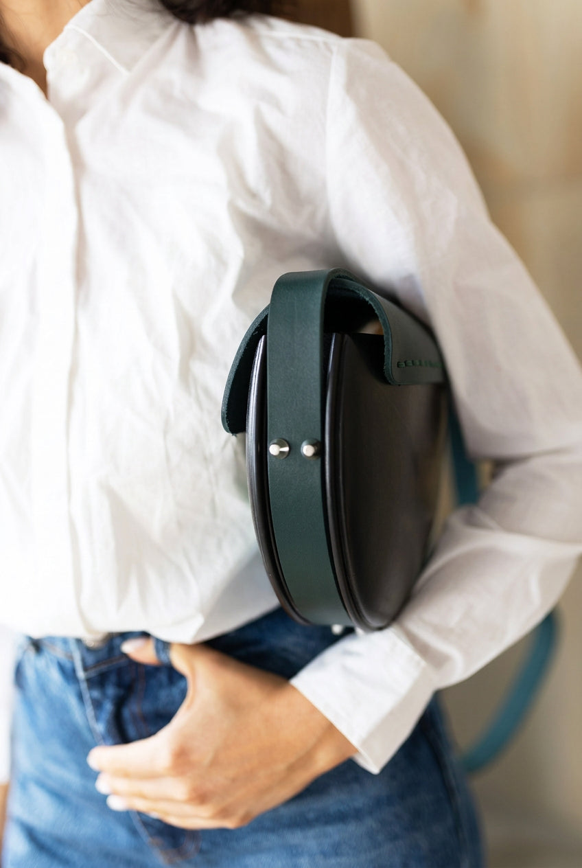 Mountains – Handmade Wooden Handbag