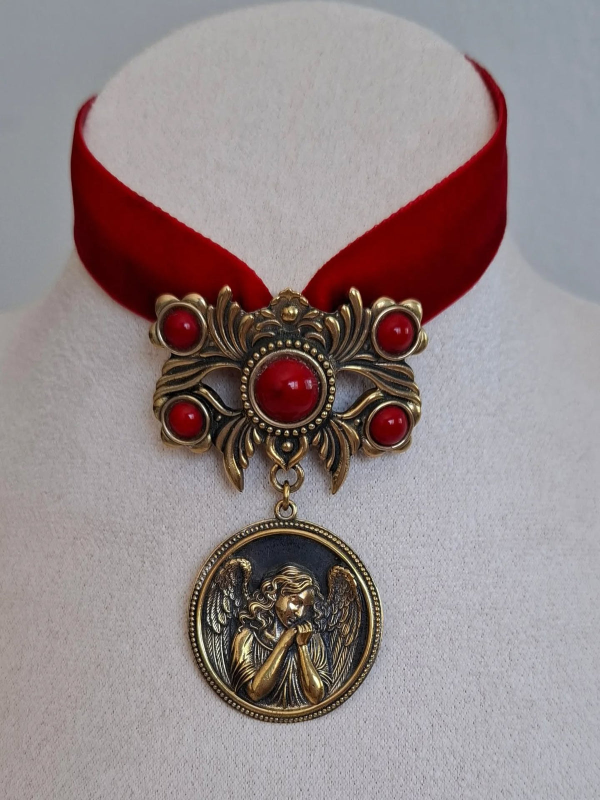 Dukach Angel - ribbon choker
