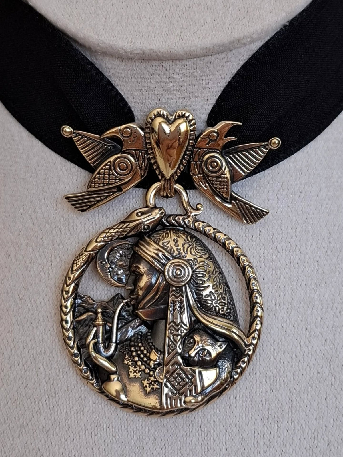 Dukach Hutsulka - ribbon choker