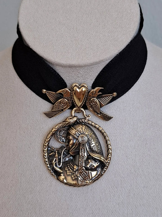 Dukach Hutsulka - ribbon choker