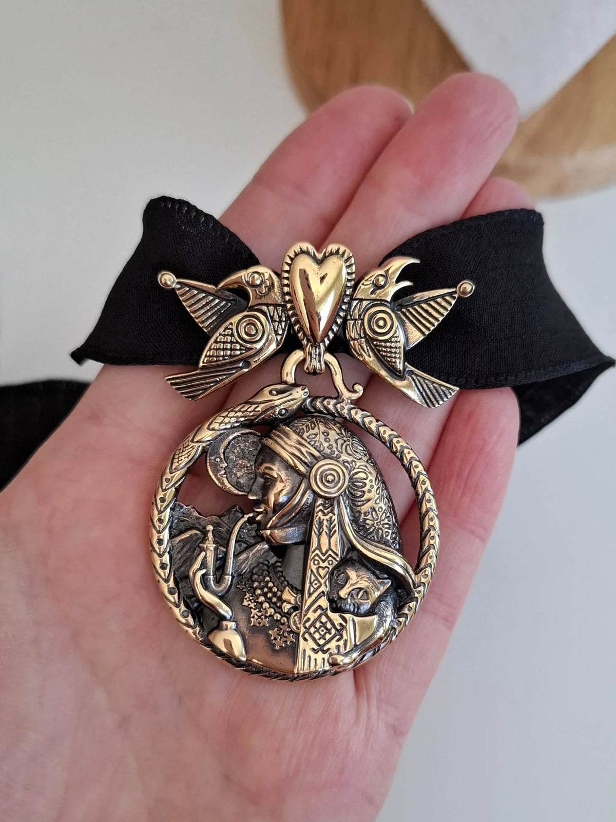 Dukach Hutsulka - ribbon choker