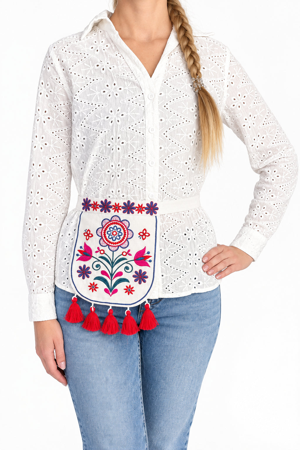 Flower Belt Pocket (Ladunka)